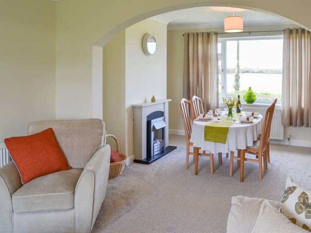 Dining area through the archway from the living room | California Halt, California, near Great Yarmouth