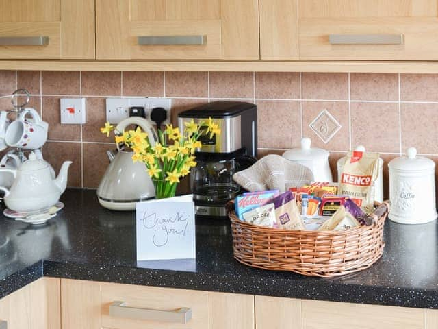 Typical welcome basket | California Halt, California, near Great Yarmouth