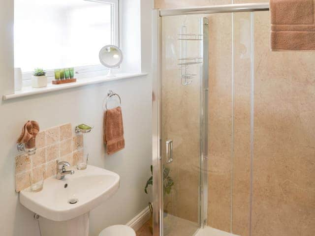 Shower room with cubicle | California Halt, California, near Great Yarmouth