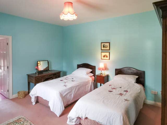 Lovely bedroom with twin single beds | The Wain House, Weston Rhyn, near Oswestry