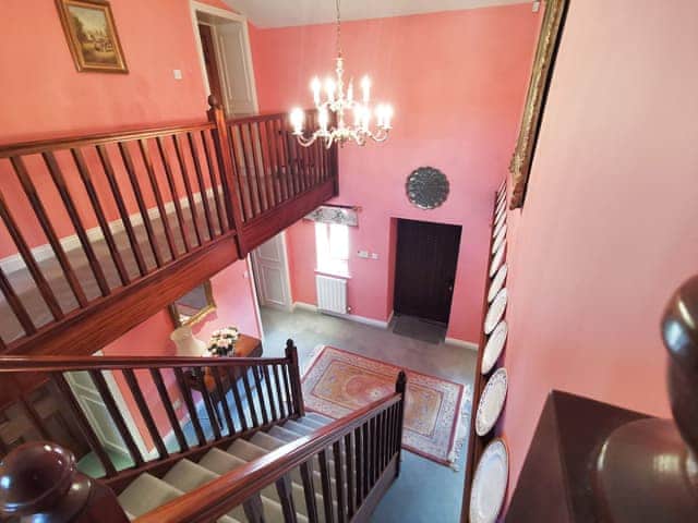 Lovely and airy stairs and landing | The Wain House, Weston Rhyn, near Oswestry