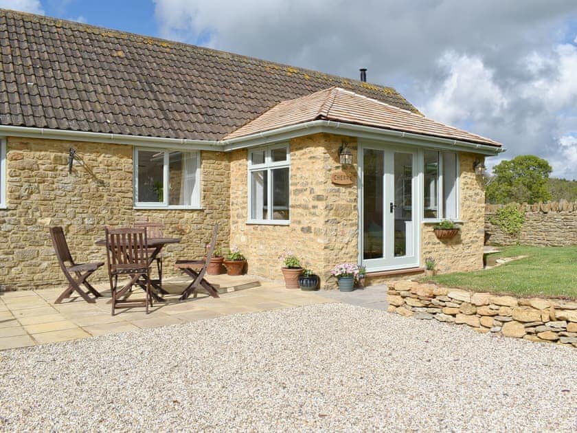 Attractive holiday home with paved patio area | Cherry Cottage - Wood Dairy, North Perrott, near Crewkerne