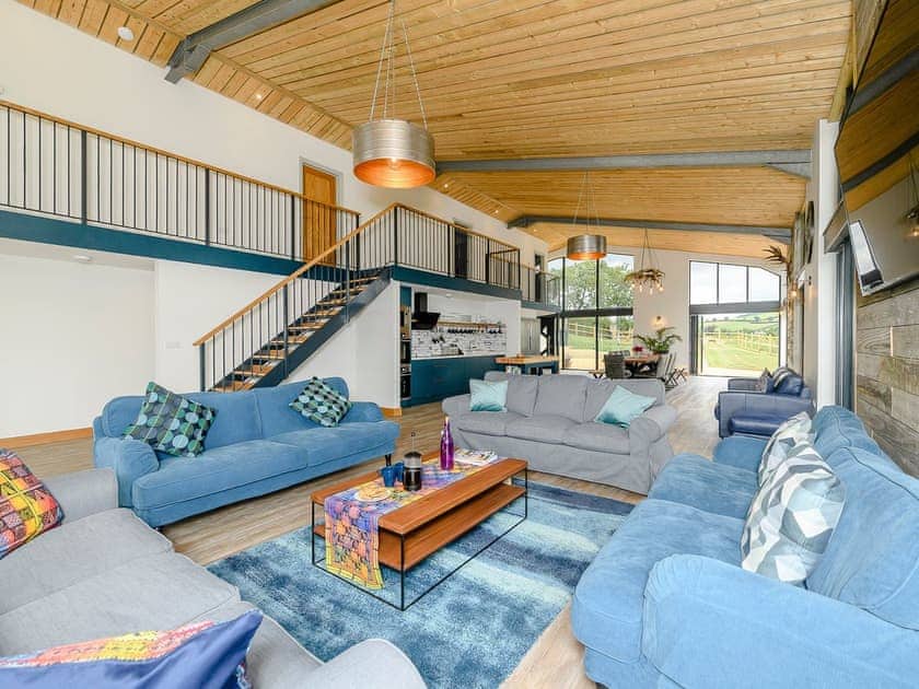 Superbly renovated open plan living space | The Otters - East Dunster Deer Farm, Cadeleigh, near Tiverton