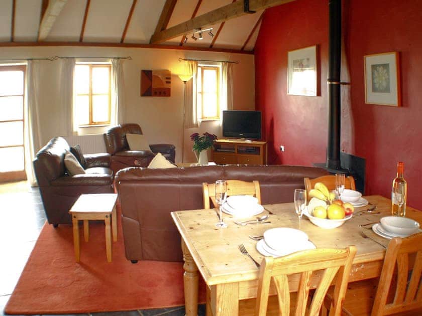 Open plan living space | Waggoners Cottage - Polean Farm Cottages, Pelynt, near Looe