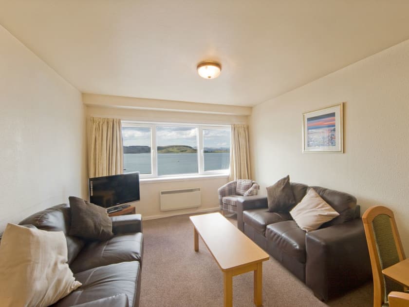 Welcoming living area  | Islay 4 - Esplanade Court Apartments, Oban