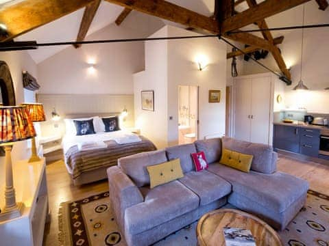 Open plan living space | Dalesend Cotages - Tack Room Cottage - Dalesend Cottages, Patrick Brompton, Bedale