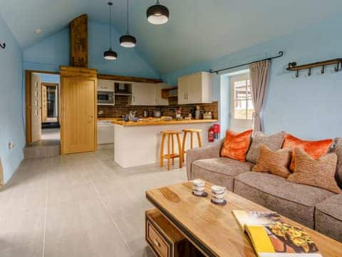 Stunning open-plan living space | The Cowshed - Musselwick Farm, St Brides