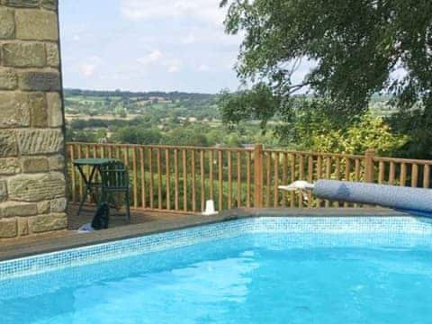 Swimming pool | Hill Top Cottage, Matlock