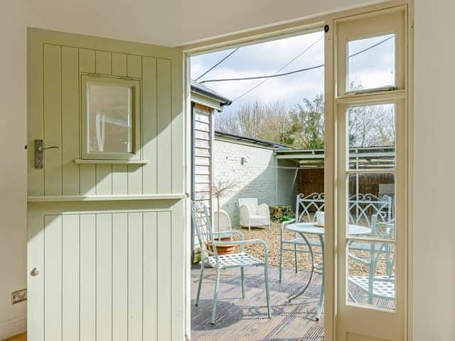 Relaxing outdoor area | The Old Dairy At Wootton - Wootton Farm, East Chiltington