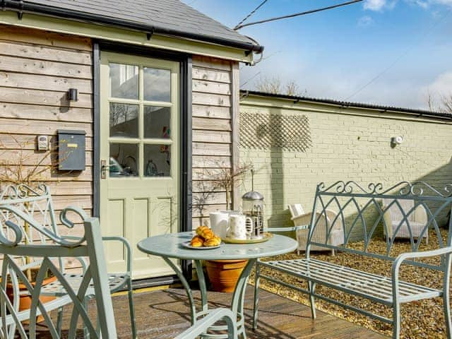 Relaxing outdoor area | The Old Dairy At Wootton - Wootton Farm, East Chiltington