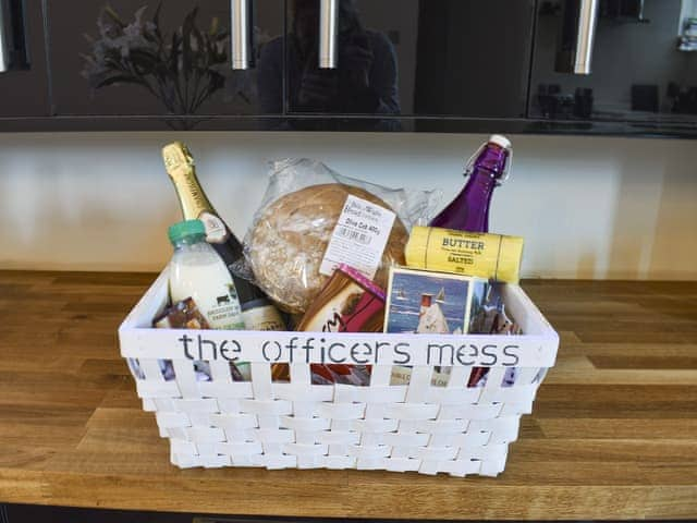 Generous welcome pack | The Officers Mess, Freshwater