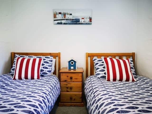 Cosy twin bedroom | Friesian Valley Cottages - Elm - Friesian Valley Cottages , Mawla, near Porthtowan