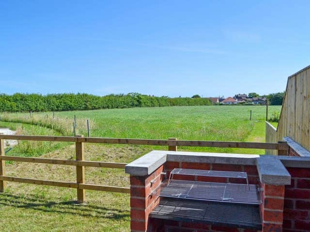 Built-in-BBQ | Harry&rsquo;s Den, Chapel St Leonards, near Skegness