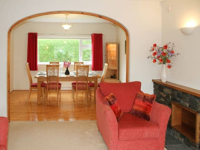 Open aspect from living to dining room | Cobble Rigg, Threlkeld, near Keswick