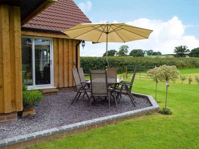 Sitting-out-area | Bumble Lodge, Crickheath, near Oswestry