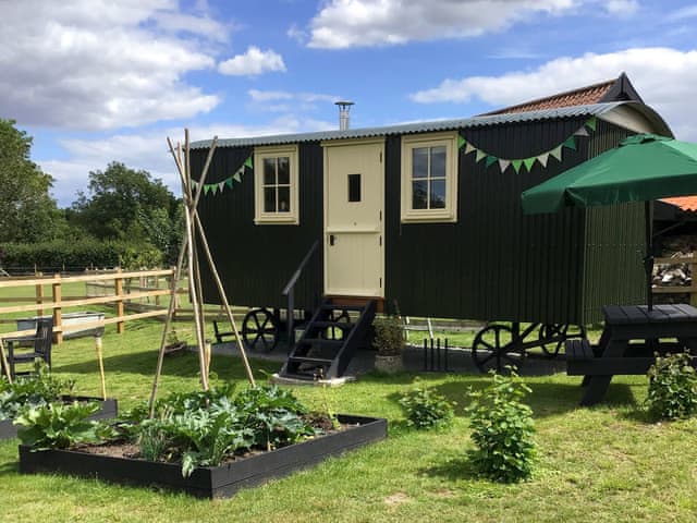Exterior | Shepherds Hut at The Beeches, Harleston, near Eye