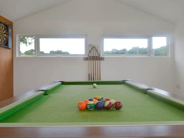 Games room | Horselake Farm Cottages, Cheriton Bishop