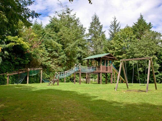 Children&rsquo;s play area | Forest Glade Lodge, Lanlivery