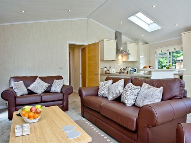 Living area | Forest Glade Lodge, Lanlivery