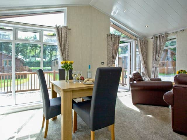 Dining Area | Forest Glade Lodge, Lanlivery