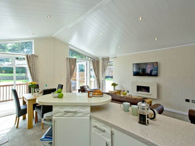 Kitchen | Forest Glade Lodge, Lanlivery