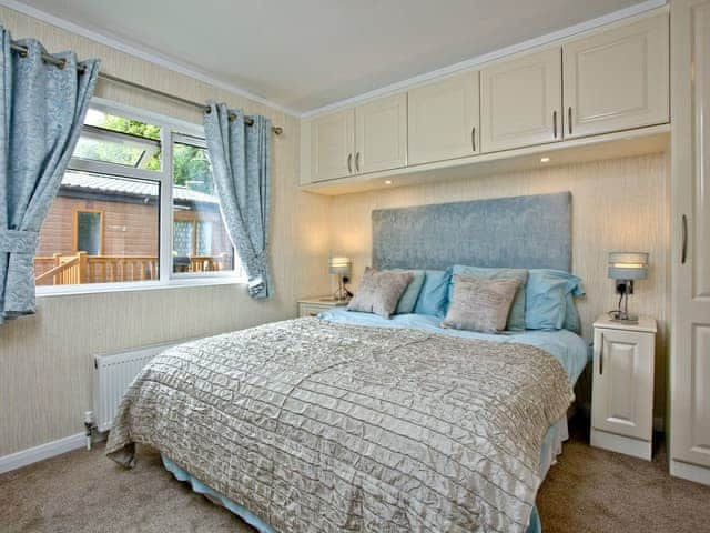 Double bedroom | Forest Glade Lodge, Lanlivery