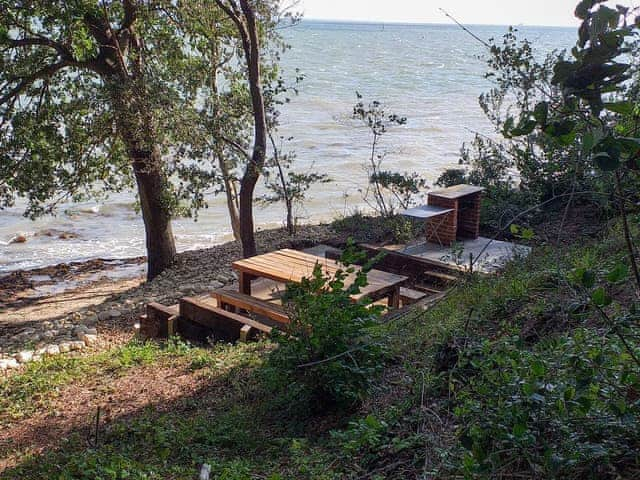 Beach patio | Bodwen, Wootton Bridge, near Ryde