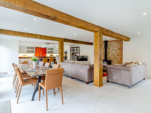 Open plan living space | Kestrel Barn - Goldfinch Barns, Swaffham