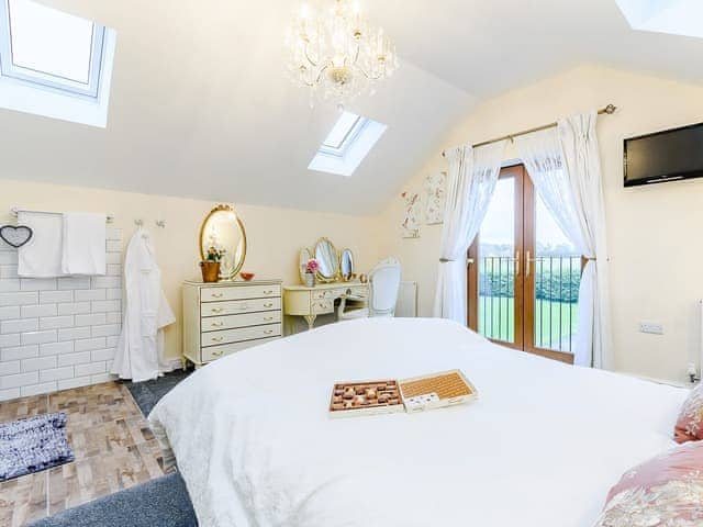 Double bedroom | Hayloft - Clapham Holme Farm Cottages, Great Hatfield, near Hornsea