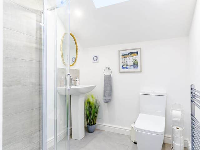 Shower room | Hayloft - Clapham Holme Farm Cottages, Great Hatfield, near Hornsea