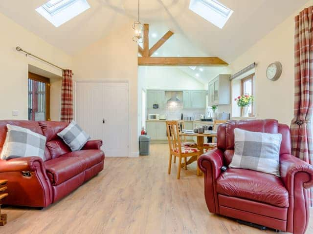 Open plan living space | Bluebell - Clapham Holme Farm Cottages, Great Hatfield, near Hornsea