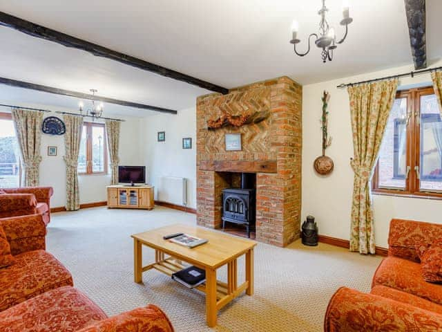 Living room | Purlin Barn - Thorpland Manor Barns, Runcton Holme