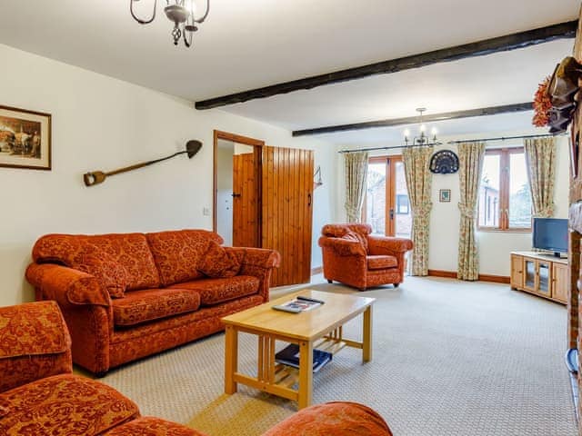 Living room | Purlin Barn - Thorpland Manor Barns, Runcton Holme