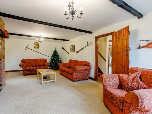 Living room | Purlin Barn - Thorpland Manor Barns, Runcton Holme