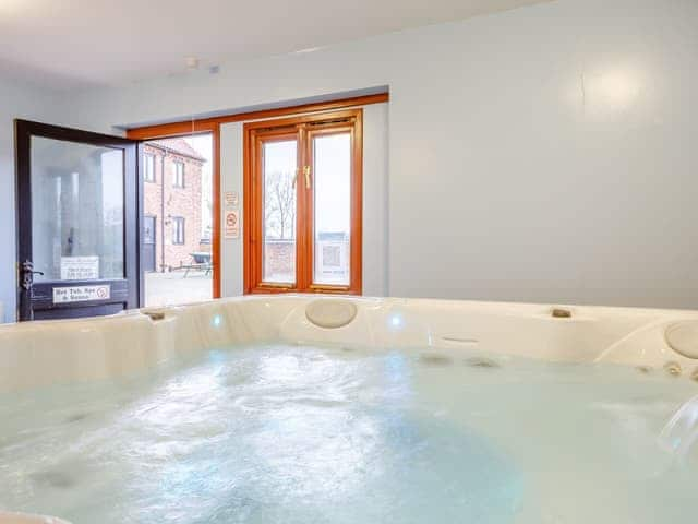 Sauna and hot tub | Thorpland Manor Barns, Runcton Holme