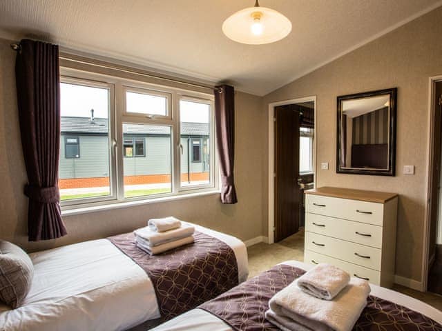 Twin bedroom | Silverbirch - Claywood Retreat Lodges, Darsham, near Southwold