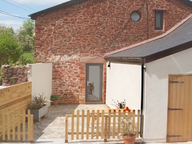 Patio | Dandelion Cottage - Blagdon House Country Cottages, Blagdon, near Paignton