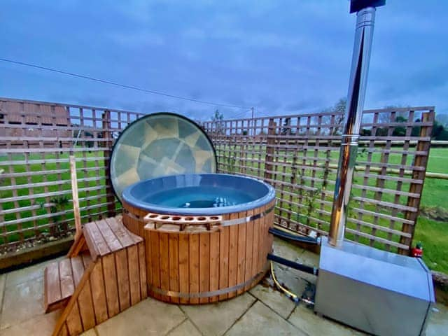 Hot tub | Moor Farm Lodge, Foxley, near Dereham