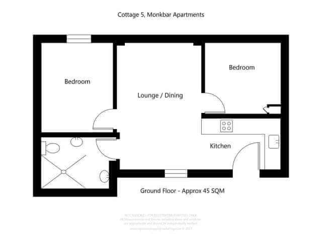 Floor plan | 5 Monkbar Mews - City Apartments, York