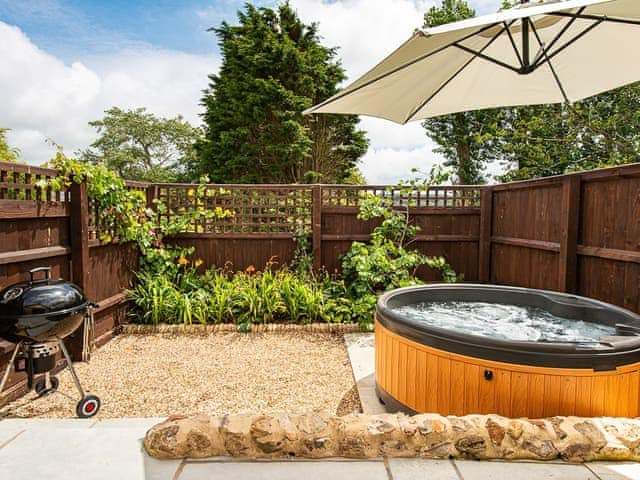 Hot tub | The Stables - Kingates Farm, Whitwell, near Ventnor