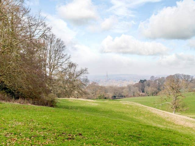 View | Spire View Hut, Alderbury, near Salisbury