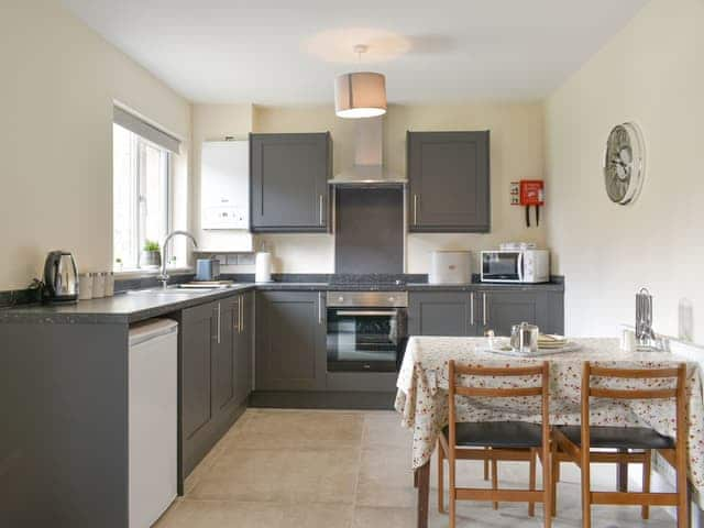 Kitchen/diner | Three Dorchester Drive - Cross Keys Inn Cottages, Whitechapel, near Longridge