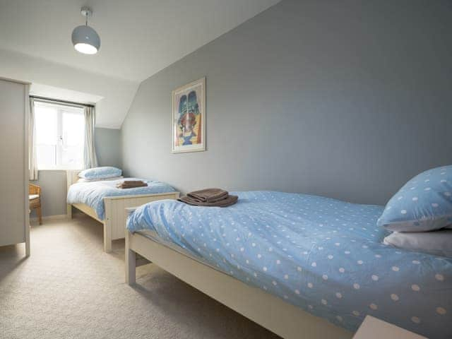 Twin bedroom | Cuthbert Cottage, Craster