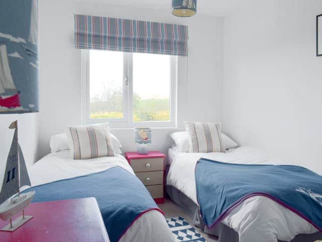 Twin bedroom | Cheviot View, Berwick-upon-Tweed, near Holy Island