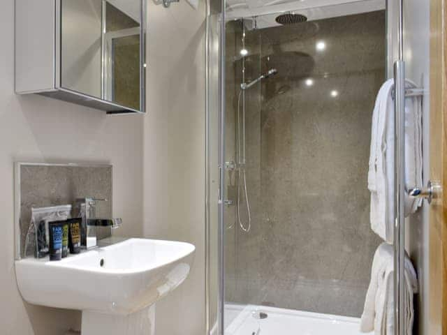 Shower room | Pheasant Lodge at Wood House - Wood House, Consett