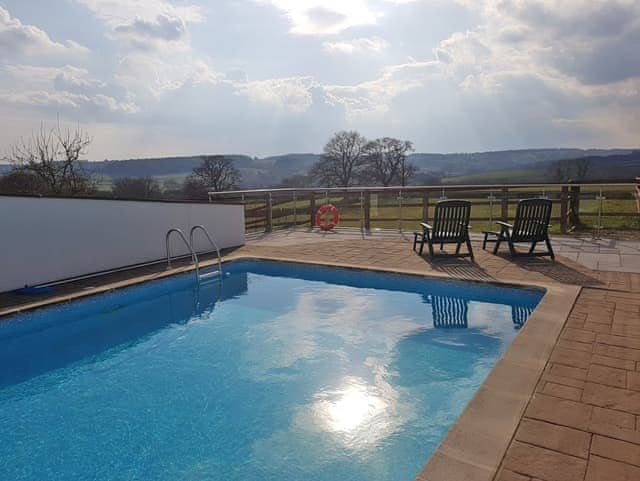 Swimming pool | Old Orchard BarnThe Annexe, Buckland St Mary, near Chard