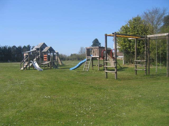 Children&rsquo;s play area | The Granary, Wallages Cottage, White House Farm Holiday CottagesFlint Barn - White House Farm Holid, Knapton, near Nort