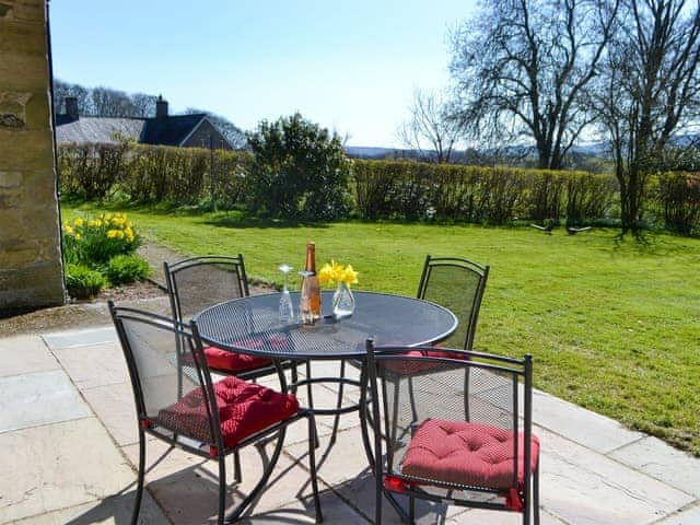 Sitting-out-area | Keepers Cottage, Burradon near Thropton