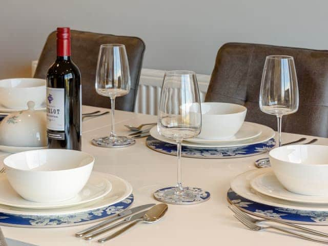 Dining Area | Hunroe Brow - Beach House & Bay View Cottages, Reighton Gap, near Filey