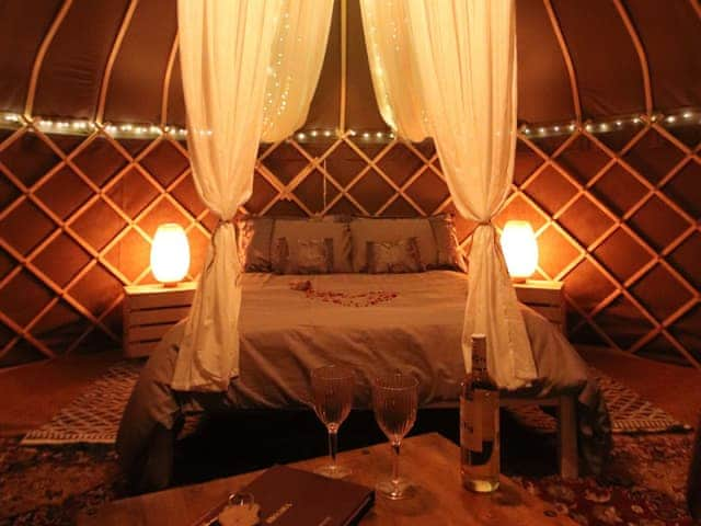 Interior | The Warren Yurt, Black Hill, near Crowborough